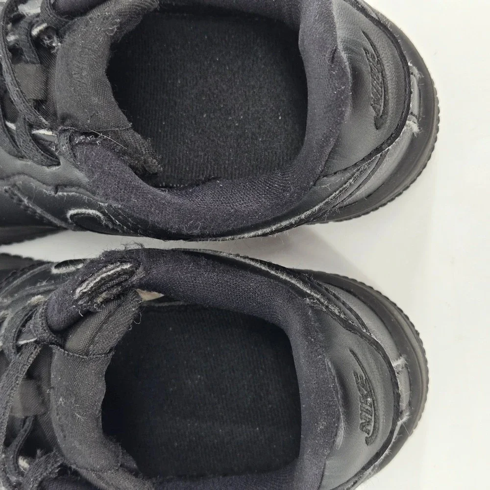 Nike Air Force 1 Low LE Triple Black Kids Toddler Shoes Size 12C FN0237-001